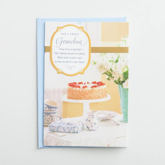 Birthday - Grandma - For A Sweet Grandma - 1 Greeting Card