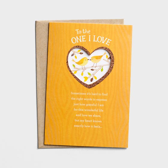 Thanksgiving - Love - To the One I Love - 1 Premium Card