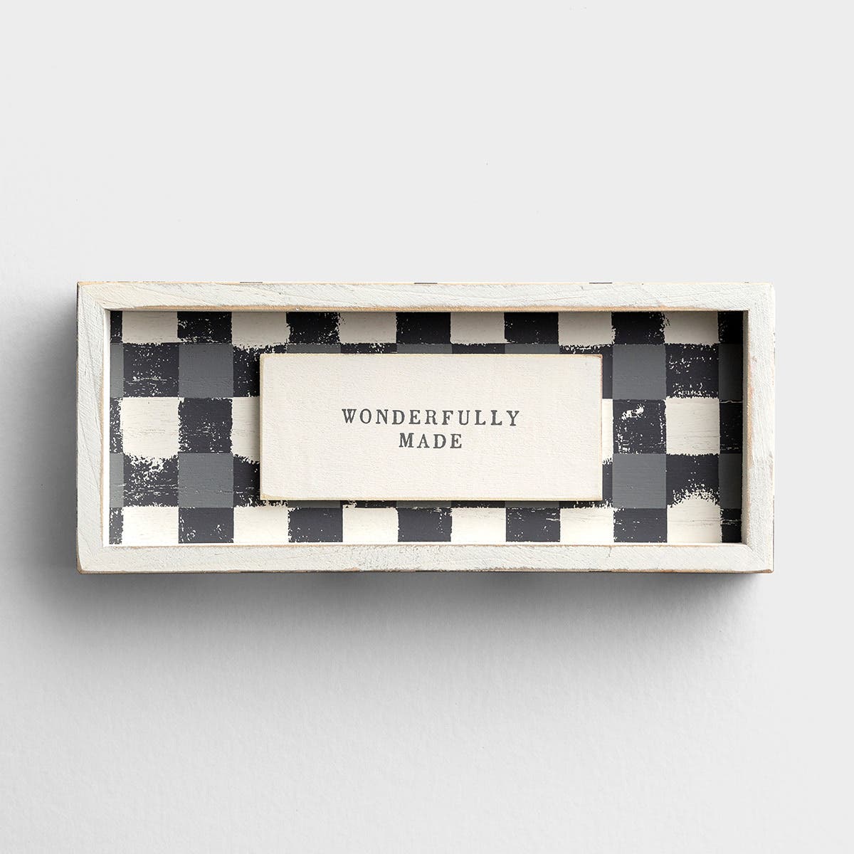 Wonderfully Made - Framed Wooden Board