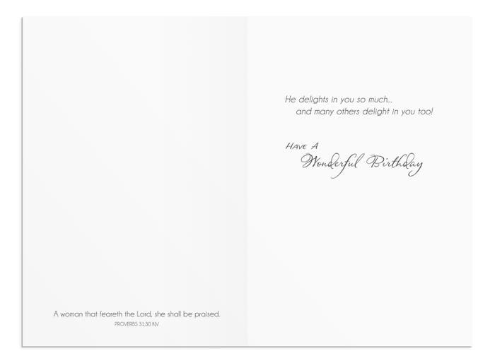Birthday - Flower Photos - 12 Boxed Cards, KJV