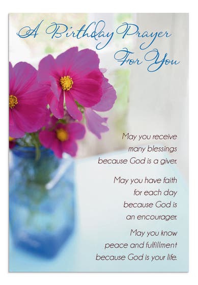 Birthday - Flower Photos - 12 Boxed Cards, KJV
