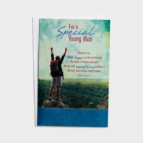 Graduation - For a Special Young Man - 1 Premium Card
