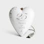 Demdaco - 25 Years of Love - Art Heart Sculpture