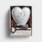 Demdaco - 25 Years of Love - Art Heart Sculpture
