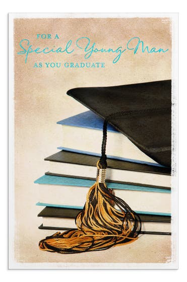 Graduation - A Special Young Man - 1 Premium Card, KJV