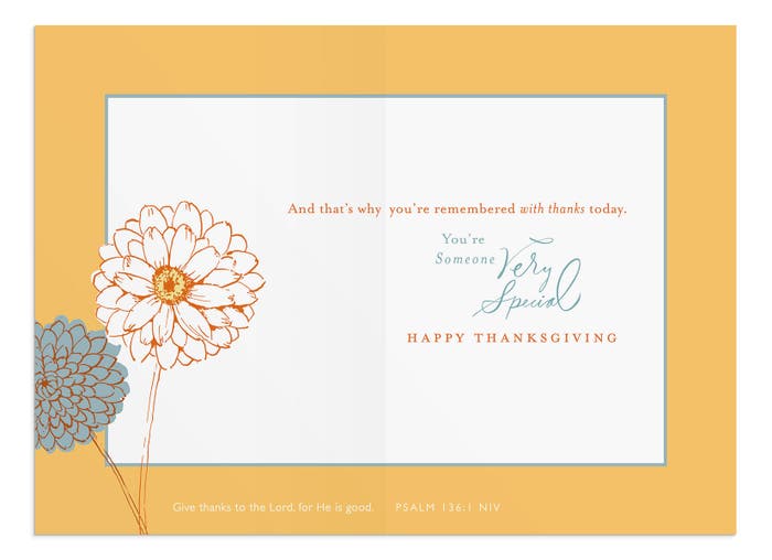 Thanksgiving - Someone Special - 1 Premium Card