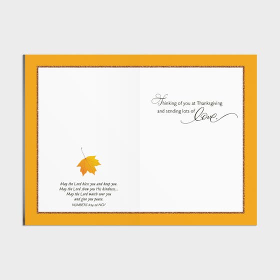 Thanksgiving - Warm and Cozy - 3 Greeting Cards