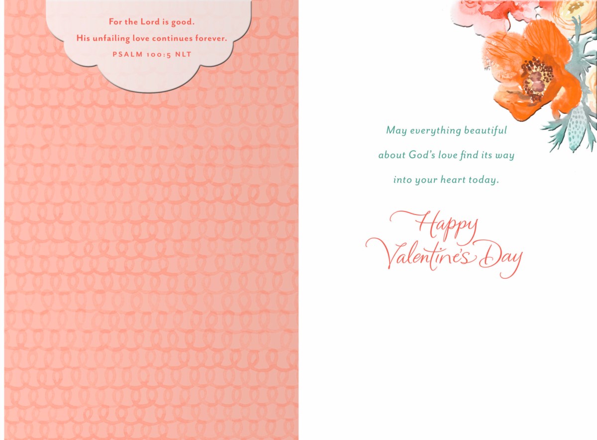 Valentine's Day - For Anyone - Beautiful Blessings - 3 Greeting Cards