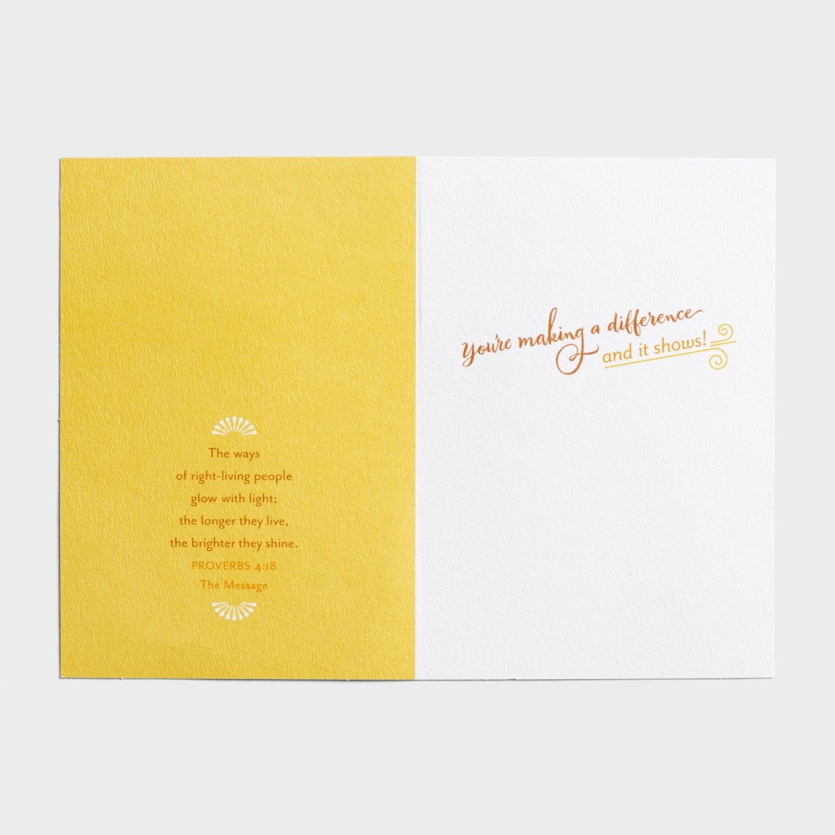 Appreciation - Shines Bright in You - Set of 6 Greeting Cards