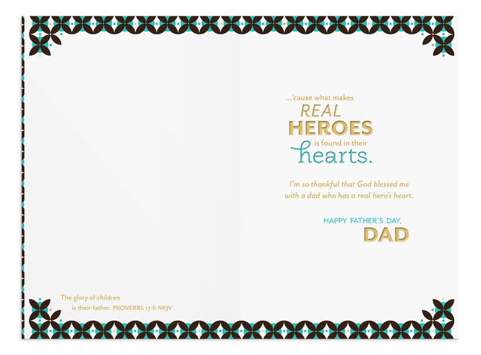 Father's Day - Heroes - 1 Premium Card
