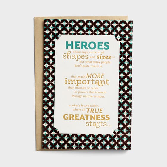 Father's Day - Heroes - 1 Premium Card