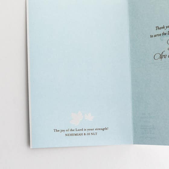 Appreciation - Blessed Are Servant Hearted - Set of 3 Greeting Cards