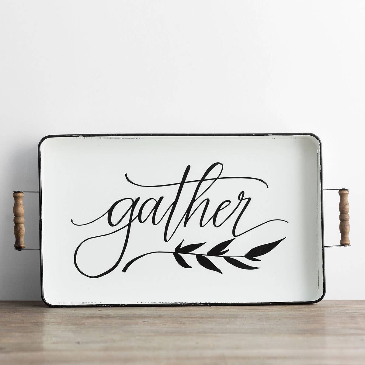 Gather - Enamel Metal Serving Tray