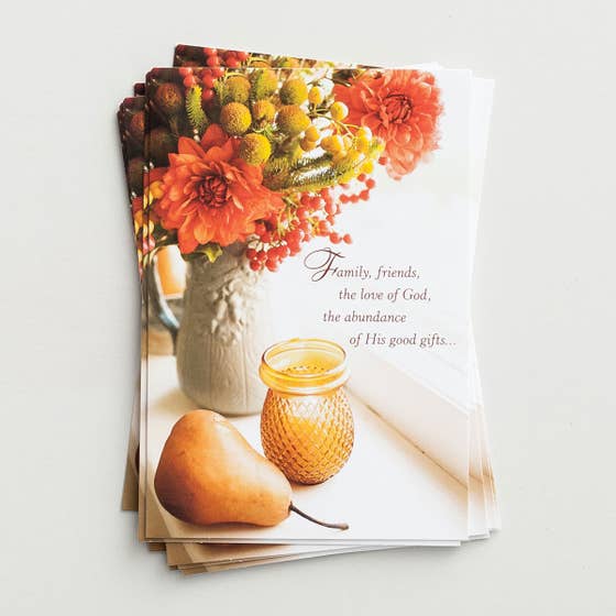 Thanksgiving - His Good Gifts - 8 Premium Cards