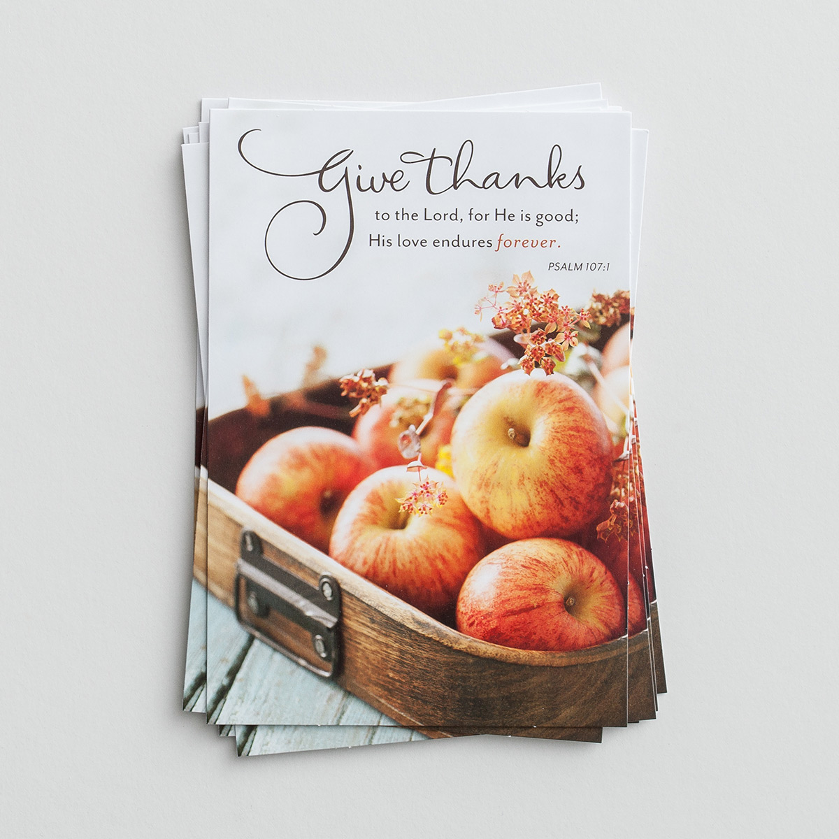 Thanksgiving - Give Thanks - 8 Note Cards
