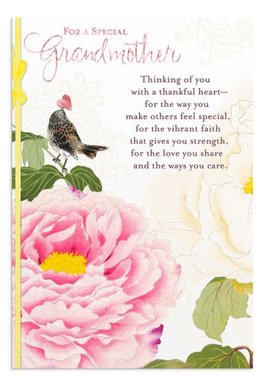 Mother's Day - Special Grandmother - 1 Greeting Card