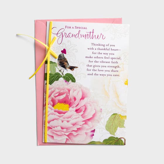 Mother's Day - Special Grandmother - 1 Greeting Card