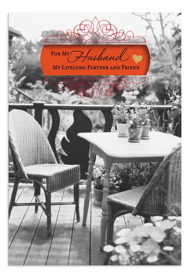 Valentine's Day - For My Husband, My Friend - 1 Greeting Card