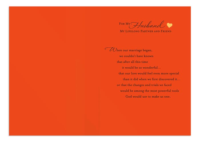 Valentine's Day - For My Husband, My Friend - 1 Greeting Card