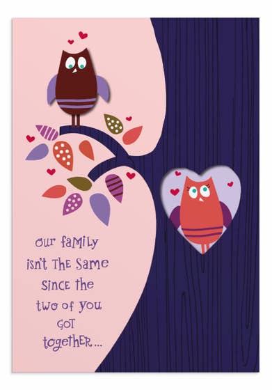 Valentine's Day - Daughter or Son & Son or Daughter-in-Law - Our Family is Even Better - 1 Greeting Card