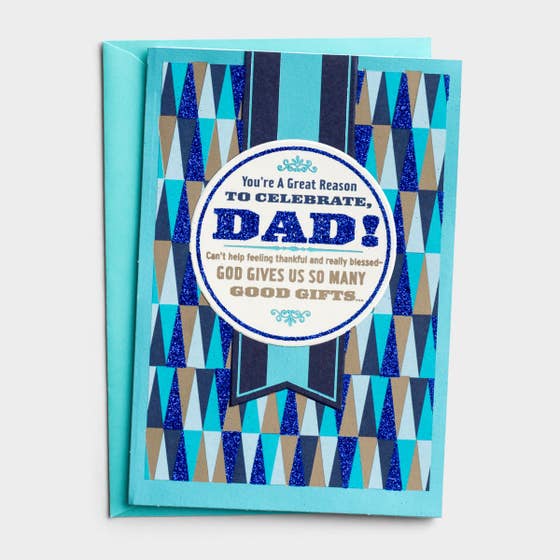 Birthday - Dad - Reason to Celebrate - 1 Premium Card