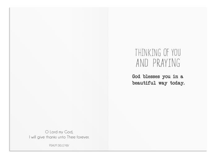 Thinking of You - God's Love - 12 Boxed Cards, KJV