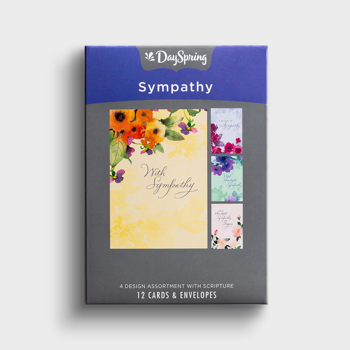 Sympathy - Comfort and Prayers - 12 Boxed Cards