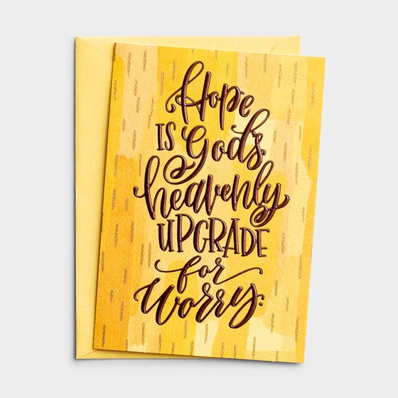 Encouragement - Upgrade for Worry - 1 Premium Card