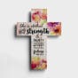 She Is Clothed with Strength & Dignity - Wooden Cross