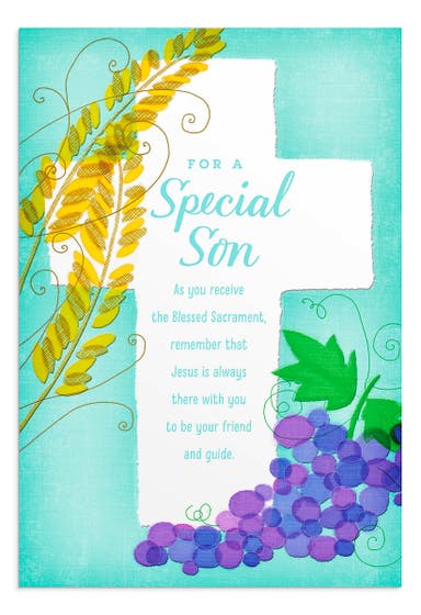 Communion - Son - Blessed Sacrament - 1 Premium Card