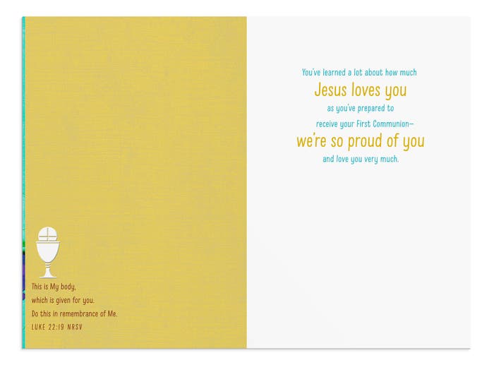 Communion - Son - Blessed Sacrament - 1 Premium Card