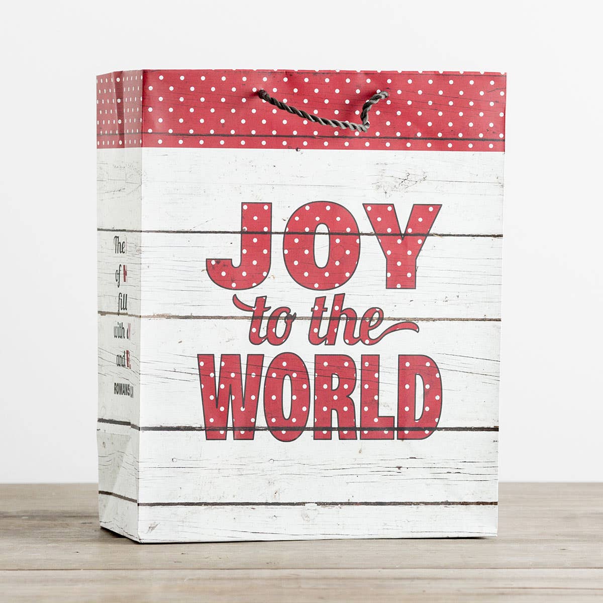 Joy to the World - Large Christmas Gift Bag, KJV