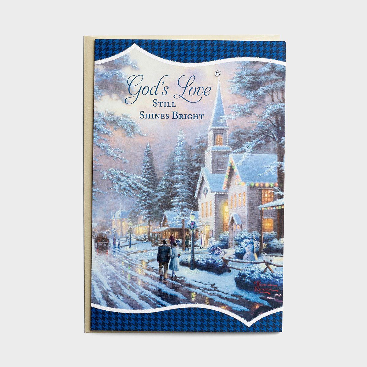 Thomas Kinkade - God's Love - 18 Premium Christmas Boxed Cards, KJV