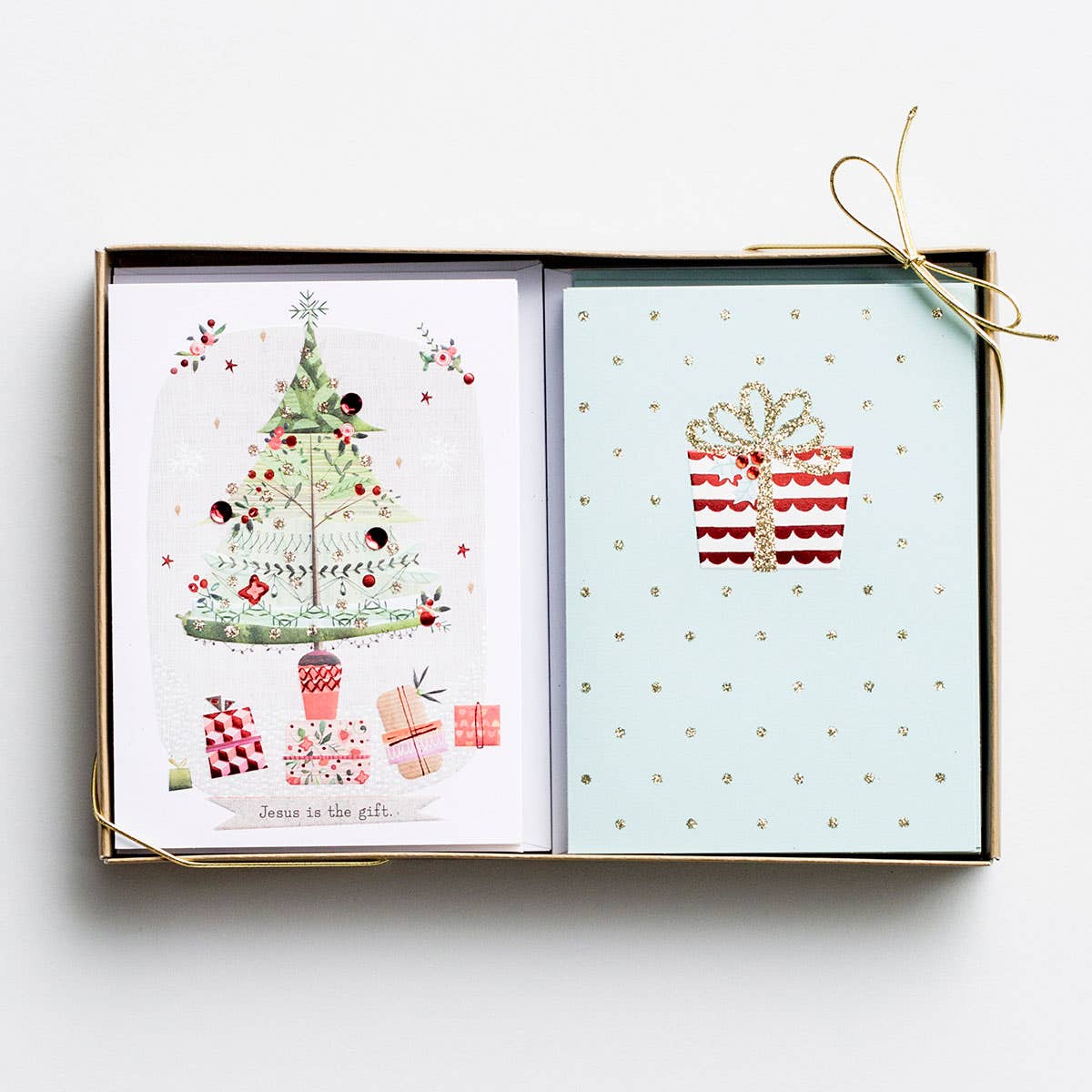 Jesus Is the Gift - 24 Premium Christmas Boxed Note Cards