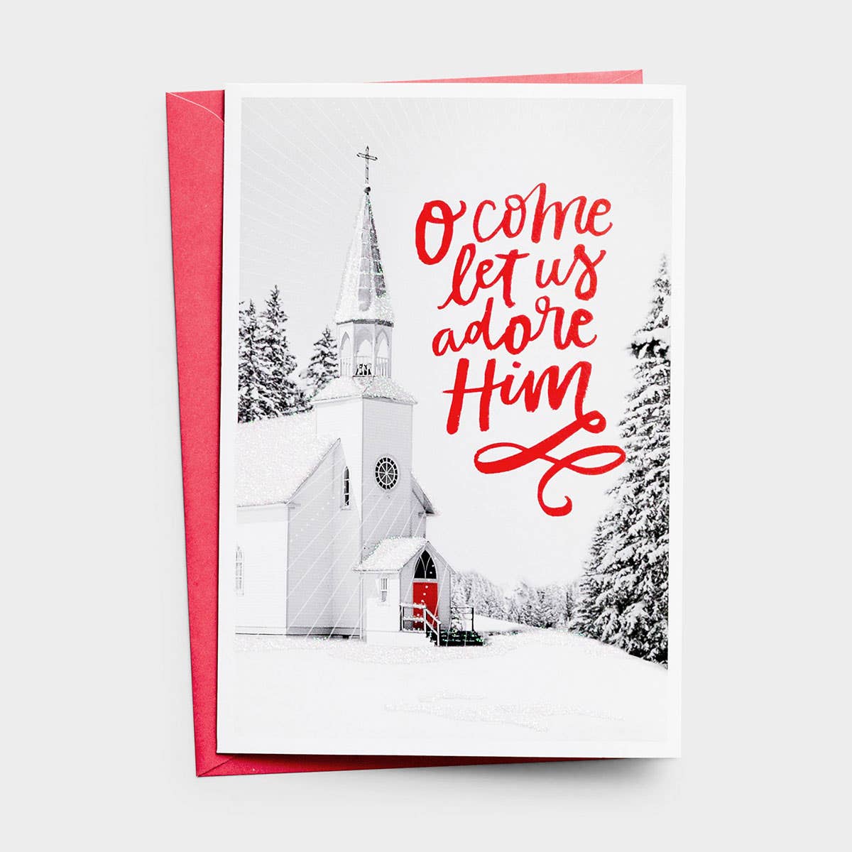 O Come Let Us Adore Him - 18 Christmas Boxed Cards, KJV