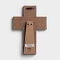 Amazing Grace - Wood & Metal Cross