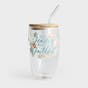 Clairmont & Co. - She is Fearless - 16oz Insulated Glass Tumbler