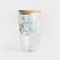 Clairmont & Co. - She is Fearless - 16oz Insulated Glass Tumbler