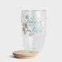 Clairmont & Co. - She is Fearless - 16oz Insulated Glass Tumbler