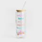 Clairmont & Co. - Created Floral Sticker and Glass Tumbler - Gift Set