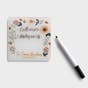 Clairmont & Co. - For I Know the Plans - 4x4" Glass Dry Erase Desk Tile