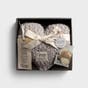 Demdaco - Taupe Giving Heart - Weighted Pillow