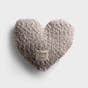 Demdaco - Taupe Giving Heart - Weighted Pillow