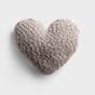 Demdaco - Taupe Giving Heart - Weighted Pillow