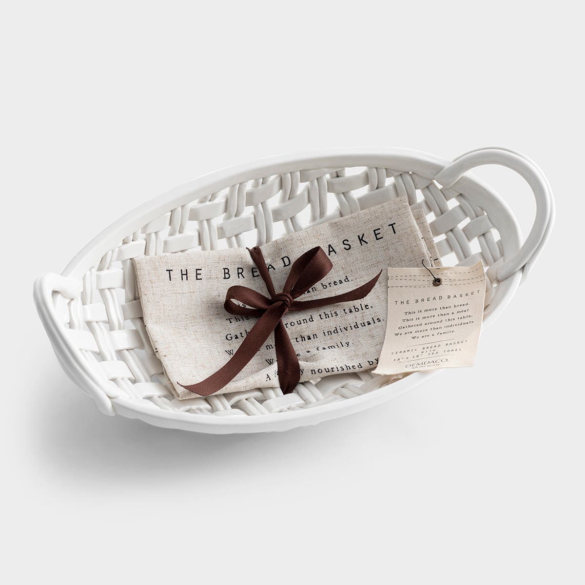 The Bread Basket - Ceramic with Towel