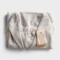 Gray/ Cream Blanket Wrap