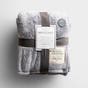 Family Moments Together - Large Fleece Gray Blanket