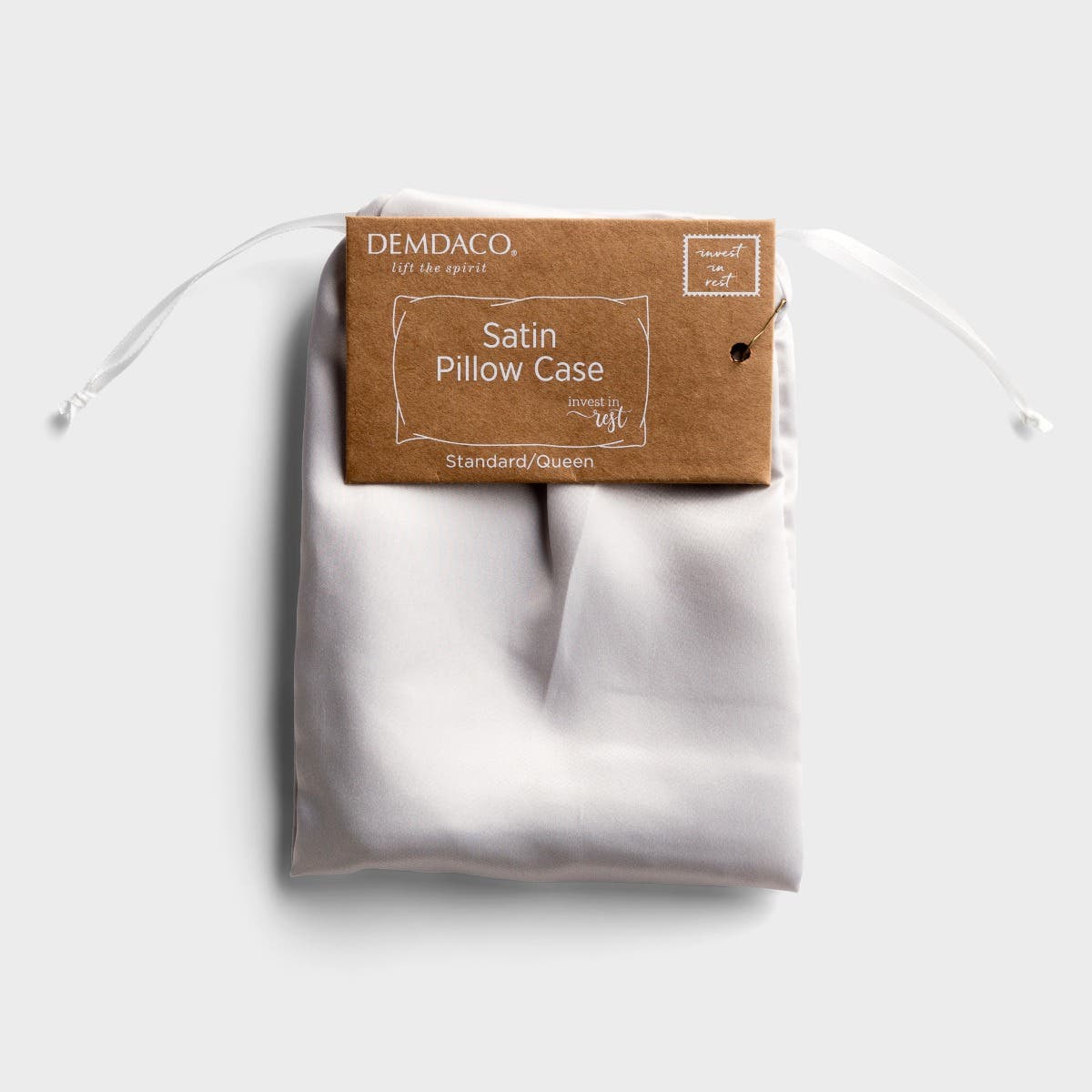 Demdaco - Invest in Rest - Satin Pillowcase 