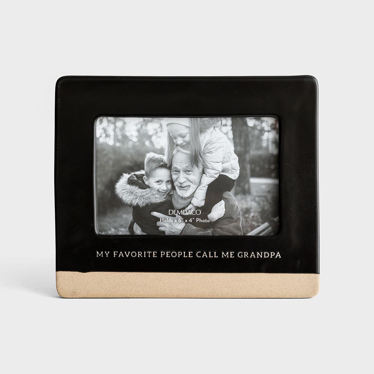 My Favorite People Call Me Grandpa - Ceramic Photo Frame