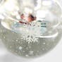 Cardinal with Holly - Snow Globe